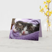 Grußkarte für Zwillinge Karte (Gelbe Blume)