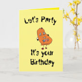 Grußkarte : Geburtstag Karte (Gelbe Blume)