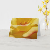 Grußkarte Gelb Rose Karte (Gelbe Blume)