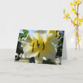 Grußkarte Gelbe Lilie Karte (Gelbe Blume)