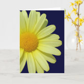 Grußkarte - Gelbe Sterne am Mitternachtshimmel Karte (Gelbe Blume)