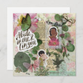 Grußkarte "Gena" auf der Grundlage des Glaubens (Vorne/Hinten)