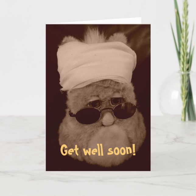Grusskarte "Get well soon!" Karte (Vorderseite)