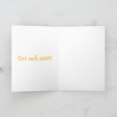 Grusskarte "Get well soon!" Karte (Innenseite)