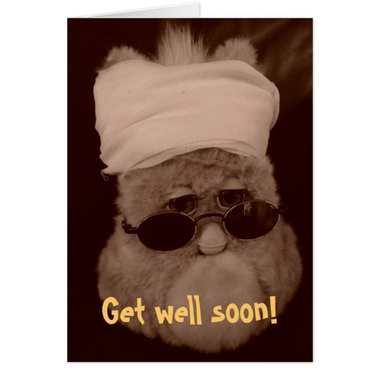 Grusskarte "Get well soon!" Karte