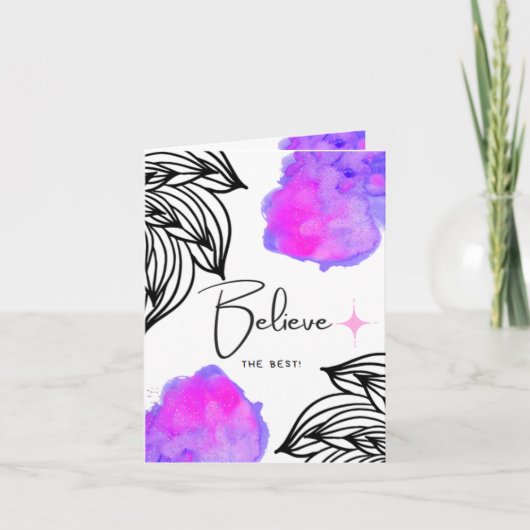 Grußkarte glauben, klein, 4" x 5,6" geklappt karte (Vorderseite)