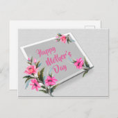 Grußkarte, Glückliche Muttertagskarte Feiertagspostkarte (Vorne/Hinten)