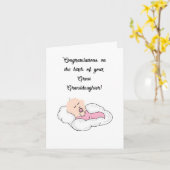 Grußkarte : Glückwunsch Großeltern Karte (Gelbe Blume)