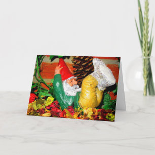 Grußkarte Gnome Giggles Karte