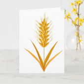 Grußkarte Golden Wheat Karte (Gelbe Blume)