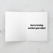 Grußkarte - Golfball im T-Shirt Karte (Innenseite)