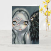 Grußkarte "Göttliche Hand" Karte (Gelbe Blume)