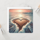 Grußkarte "Graceful Response" Karte (Vorderseite/Rückseite Beispiel)