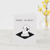 Grußkarte: GRADUATE Karte (Gelbe Blume)