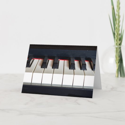 Grußkarte Grand Piano Karte (Vorderseite)