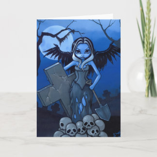 Grußkarte "Gravedigger" Karte
