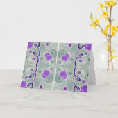 Grußkarte Gray Globes Blanket Karte (Gelbe Blume)