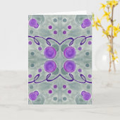 Grußkarte Gray Globes Blanket Karte (Gelbe Blume)