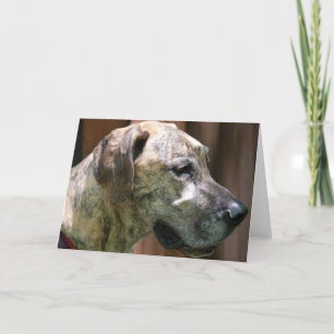 Grußkarte "Great Dane Profile" Karte