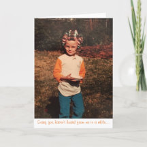 Grußkarte "Größe"