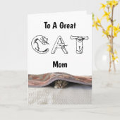 Grußkarte - Große Mama Karte (Gelbe Blume)