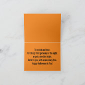 Grußkarte Halloween Karte (Innenseite)