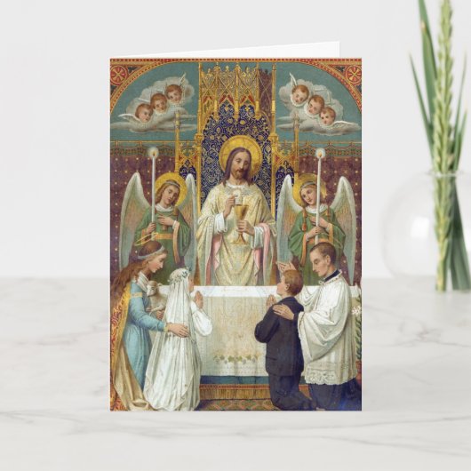 Grußkarte: Halt in Awe (Zitat & Begrüßung) Karte (Vorderseite)