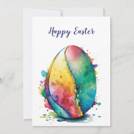 Grußkarte "Happy Easter Egg Card Design" Feiertagskarte