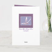 Grußkarte "Happy Easter Hummingbird" Karte (Rückseite)