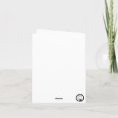 Grußkarte "Happy Goat Spring" Karte (Rückseite)