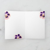 Grußkarte "Happy Spring Floral" Karte (Innenseite)