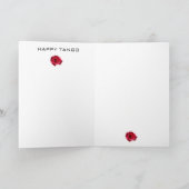 Grußkarte "HAPPY TANGO" Karte (Innenseite)