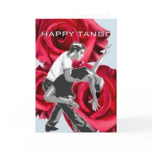 Grußkarte "HAPPY TANGO"