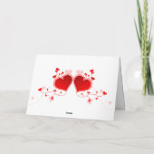 Grußkarte Happy Valentine's Day Katon Feiertagskarte (Rückseite)