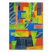 Grußkarte "Helle Collage" 1 (Vorne)