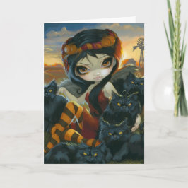 Grußkarte "Herbst-Kätzchen" Karte