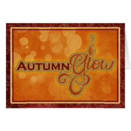 Grußkarte Herbstglühen