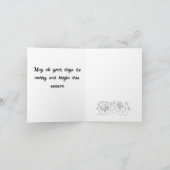 Grußkarte : Herr & Frau . frostig Feiertagskarte (Innenseite)