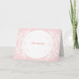 Grußkarte, Hochzeitseinladung, rosa, floral, Einladung