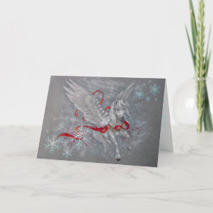 Grußkarte - Holiday Pegasus Feiertagskarte