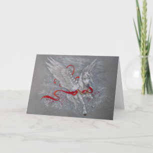 Grußkarte - Holiday Pegasus Feiertagskarte