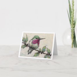 Grußkarte - Hummingbird Dankeskarte