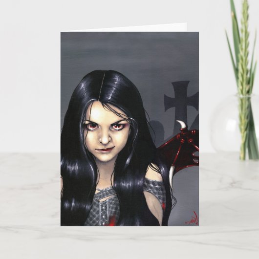 Grußkarte "Hungerschmerzen" Karte (Vorderseite)