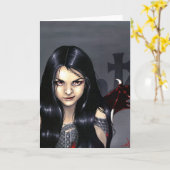 Grußkarte "Hungerschmerzen" Karte (Gelbe Blume)