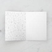 Grußkarte "Ich wünschte, ich wüsste, was ich nicht Karte (Innenseite)