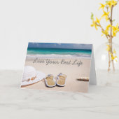 Grußkarte - Ihr bestes Leben Karte (Gelbe Blume)