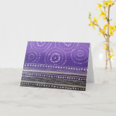 Grußkarte im aborigines Stil Karte (Gelbe Blume)