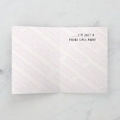 Grußkarte im Gefängnis - nur ein Anruf weg Dankeskarte (Innenseite)