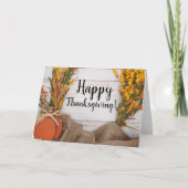 Grußkarte im Herbst Karte (Vorderseite)