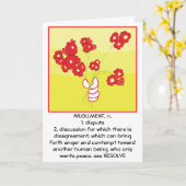 Grußkarte "I'M SORRY" Karte (Gelbe Blume)